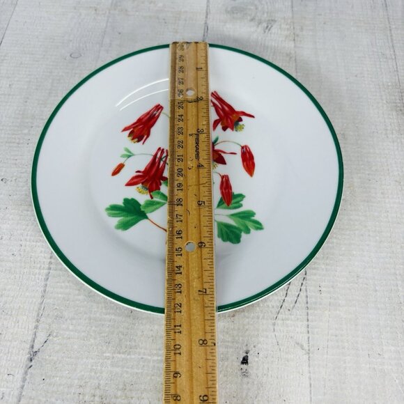 National Wildlife Federation AMERICAN WILDFLOWERS Flower Salad Plates Set of 2 - Picture 7 of 13